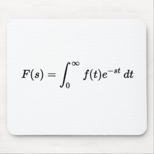 Laplace transform equation, math basics mouse mat