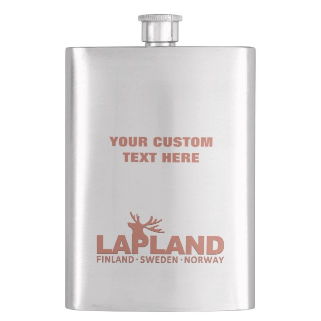 LAPLAND custom flask (Front)