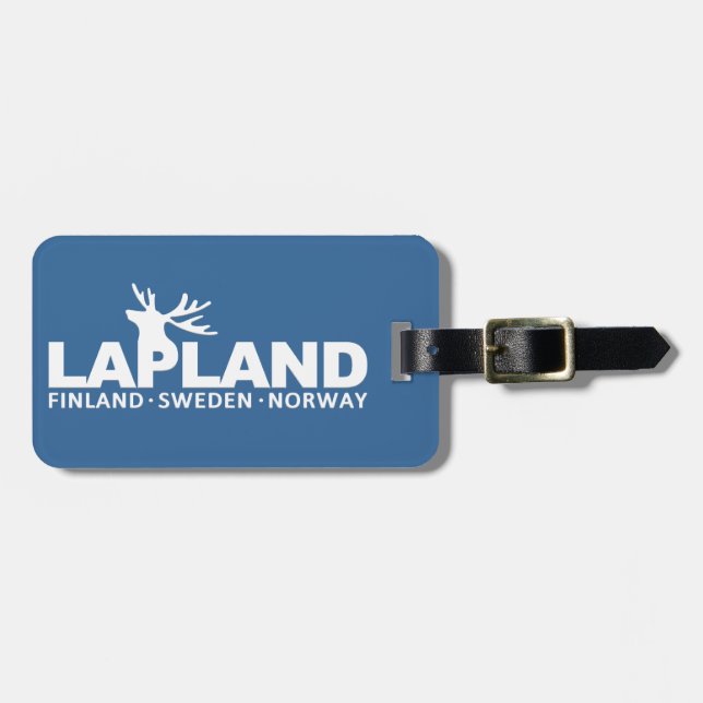 LAPLAND custom luggage tag (Front Horizontal)