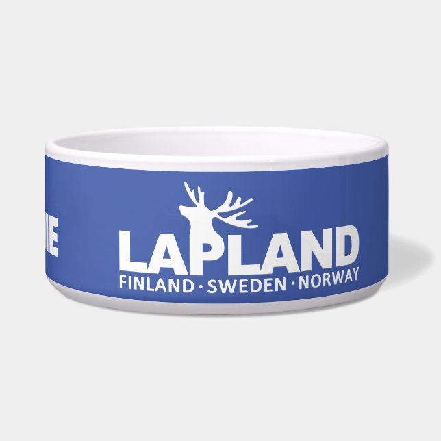 LAPLAND custom text & colour pet bowls (Right)