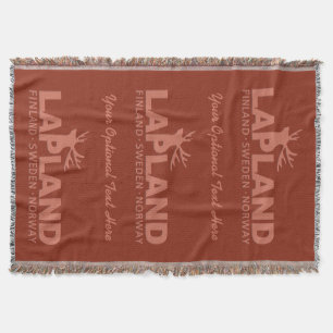 LAPLAND custom throw blanket