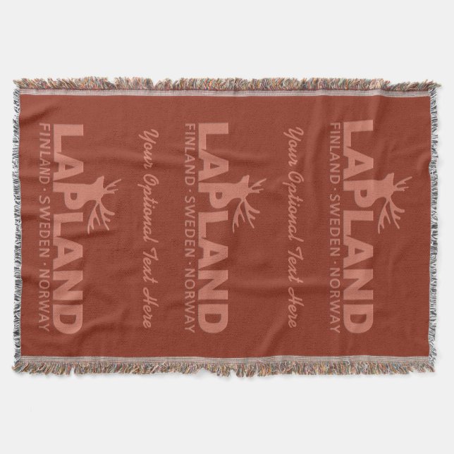 LAPLAND custom throw blanket (Front)