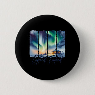 Lapland Finland Traveling Trip Vacation Meet Me In 6 Cm Round Badge