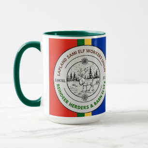 Lapland Sami Elf Workers Union Reindeer Herders Mug