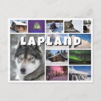 Lapland souvenir photo collage