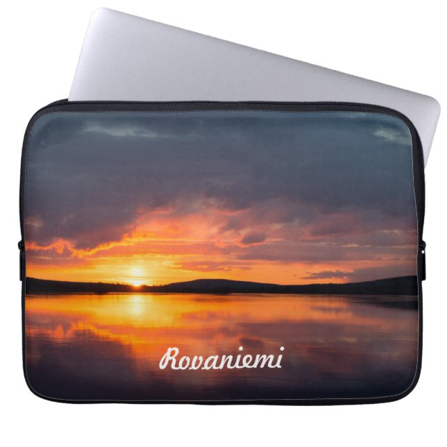 Lapland Sunset Laptop Sleeve (Front)