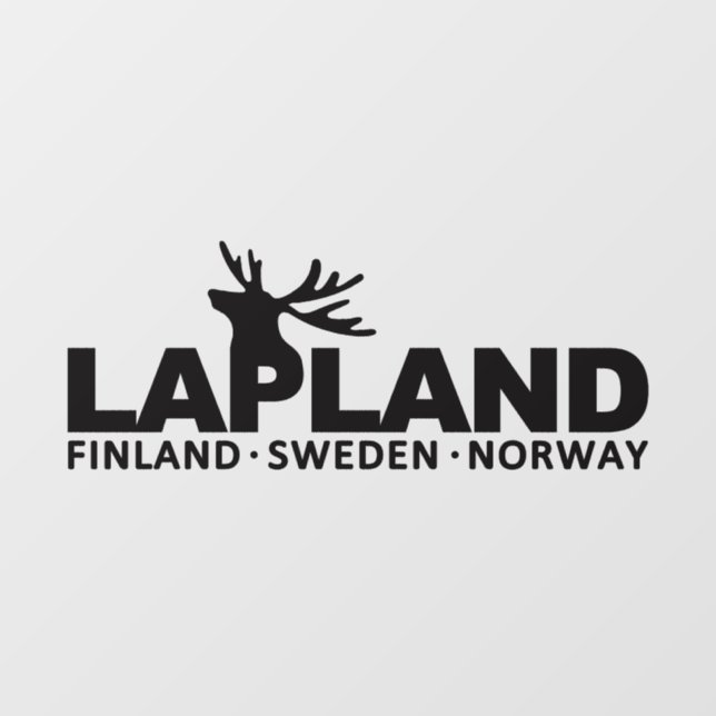 LAPLAND WINDOW CLING (Sheet)