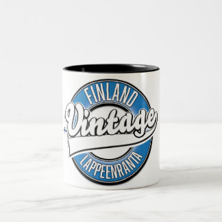 Lappeenranta Finland travel logo Two-Tone Coffee Mug