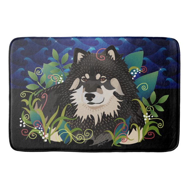 LAPPY BLISS blue waves Crate or Bath mat (Front)
