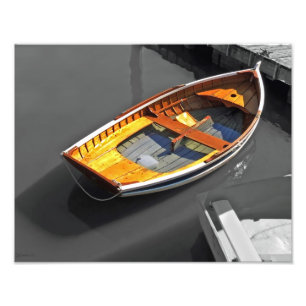 Lapstrake Boat Reflections Print