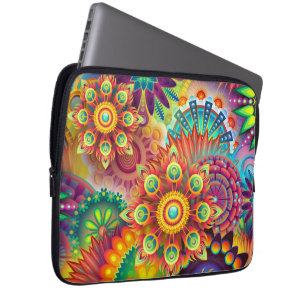 Laptop bag colourful print