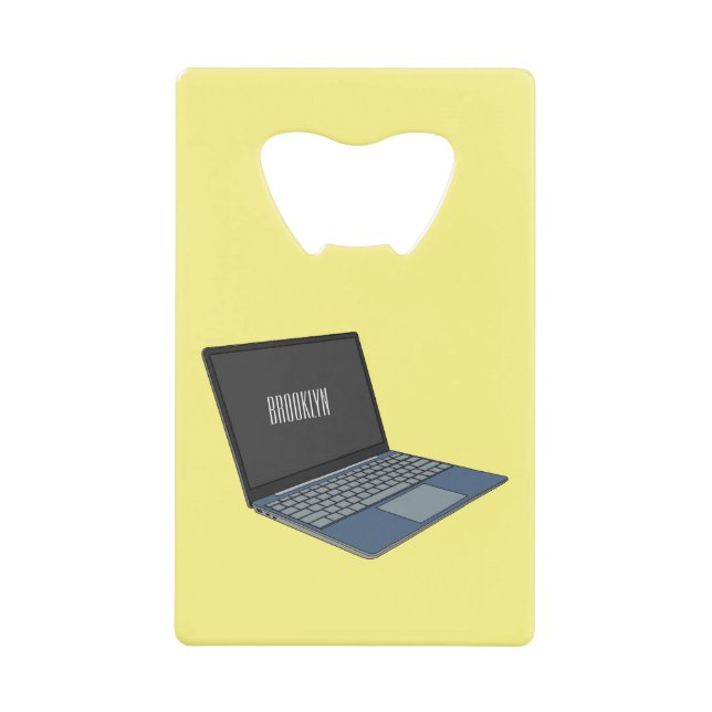 Laptop cartoon illustration  (Front)