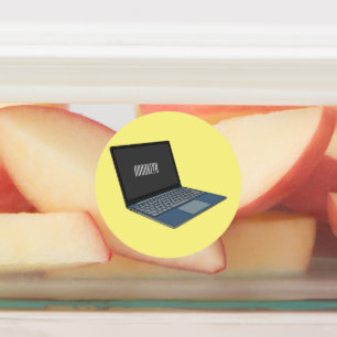 Laptop cartoon illustration 