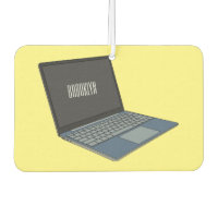 Laptop cartoon illustration