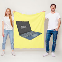 Laptop cartoon illustration 