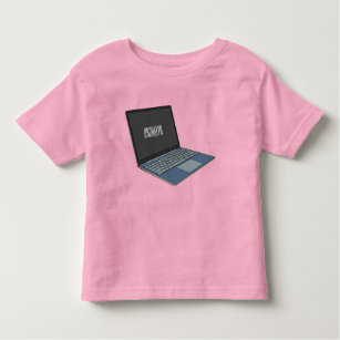 Laptop cartoon illustration  toddler T-Shirt