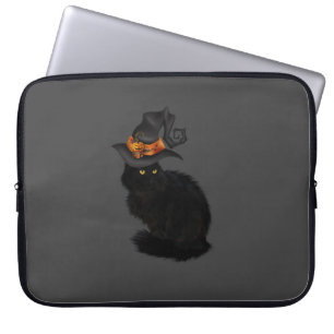 Laptop Case Cat Halloween 