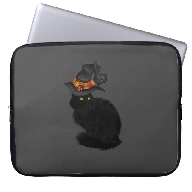 Laptop Case Cat Halloween  (Front)
