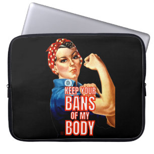 laptop case "WOMEN'S RIGHTS 101"