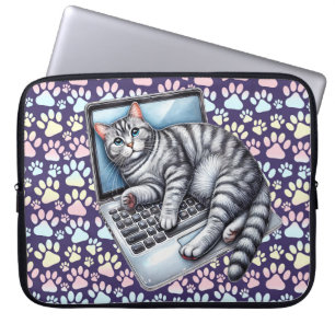 Laptop Cat Laptop Sleeve