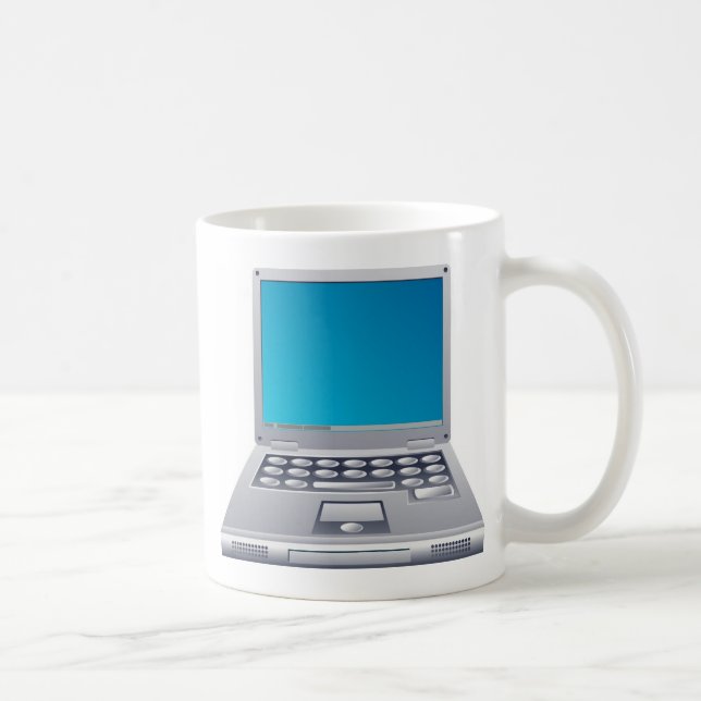 Laptop Computer Coffee Mug (Right)
