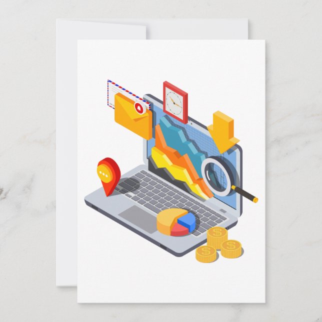 Laptop Computing Invitation (Front)