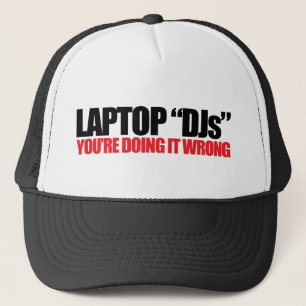 Laptop DJs Trucker Hat