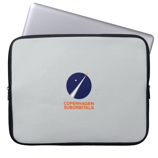 Laptop Sleeve 15 With Copenhagen Suborbitals Logo (Front)