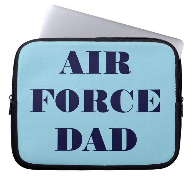 Laptop Sleeve Air Force Dad (Front)