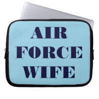Laptop Sleeve Air Force Wife