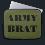 Laptop Sleeve Army Brat<br><div class="desc">Laptop Sleeve Army Brat</div>