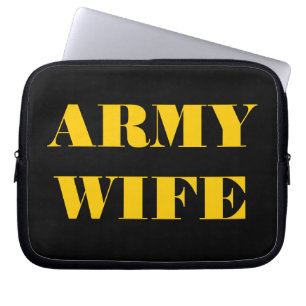 Laptop Sleeve Army Wife