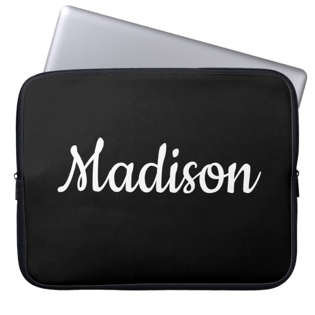 Laptop Sleeve Black (Front)