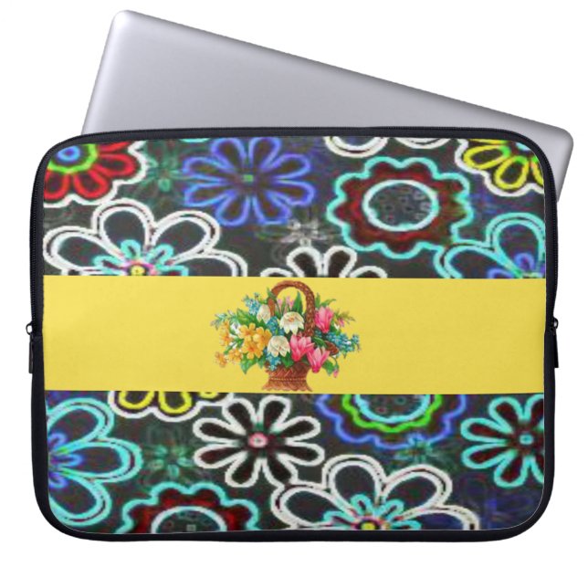 Laptop Sleeve Floral (Front)