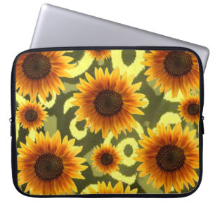 Laptop Sleeve Floral Sunflowers