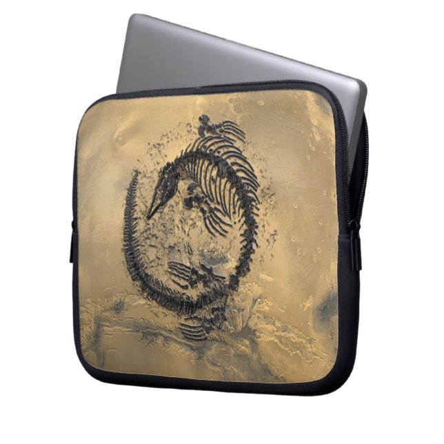 Laptop Sleeve, Fossil Dinosaur Laptop Sleeve (Front Left)