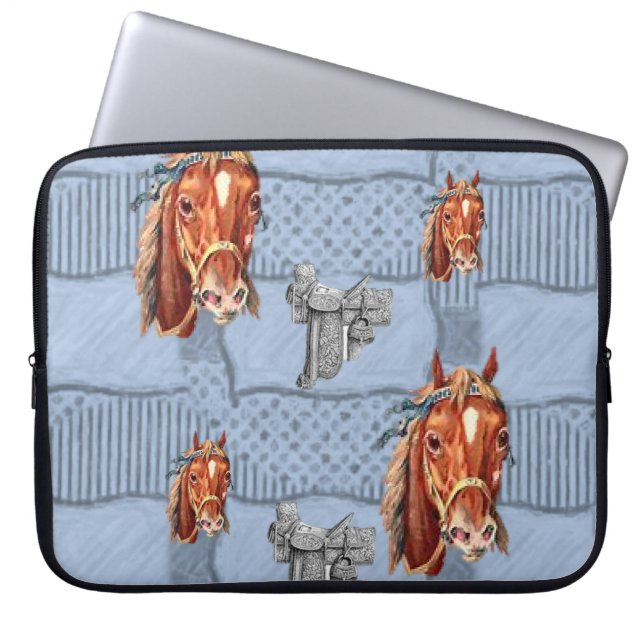 Laptop Sleeve Horses (Front)