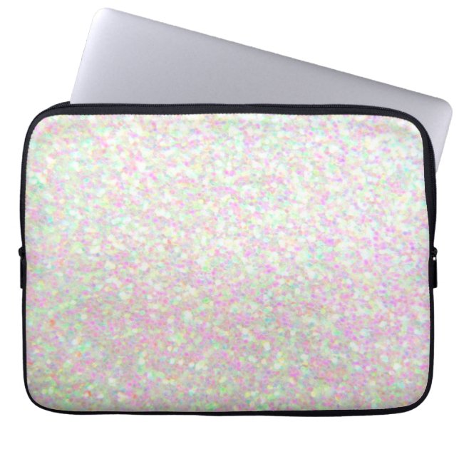 Laptop Sleeve - Iridescent Glitter (Front)