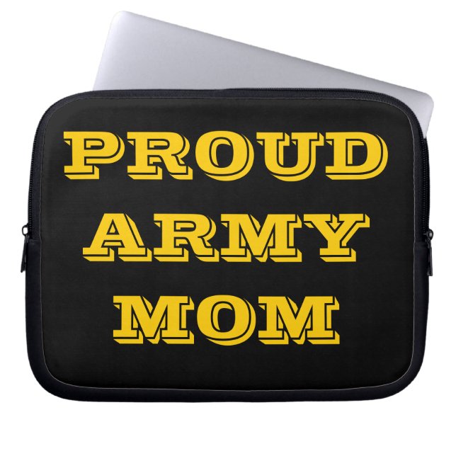 Laptop Sleeve Proud Army Mum (Front)