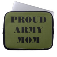 Laptop Sleeve Proud Army Mum