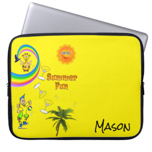 Laptop Sleeve Rainbow Beach Fun