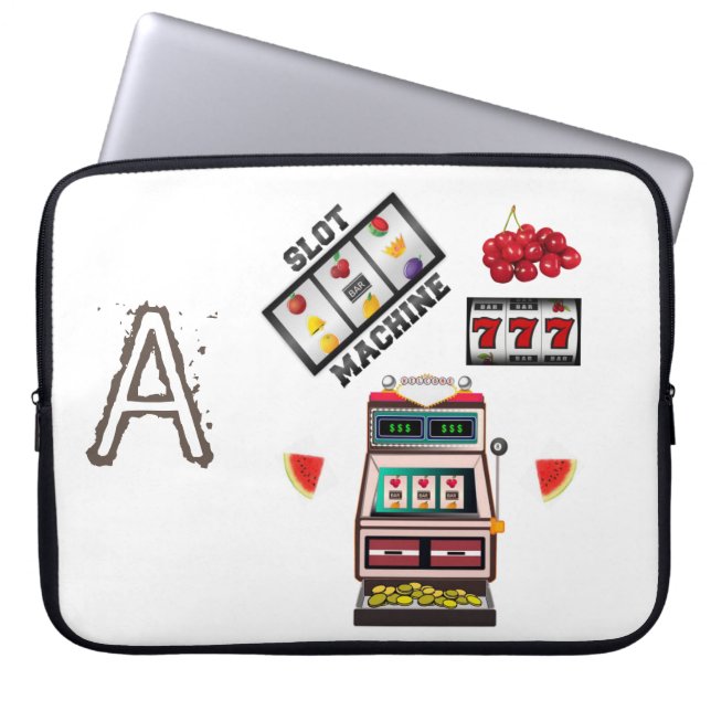 Laptop Sleeve Slot Machine Casino (Front)