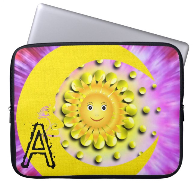 Laptop Sleeve Sun Moon (Front)
