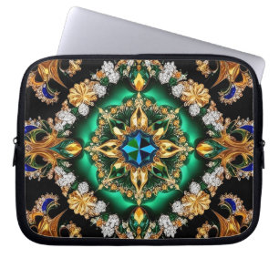 Laptop Sleeve with Brazilian Colours Design