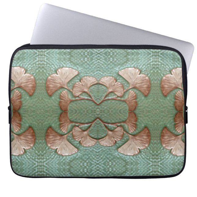 Laptop Sleeve with Gingko Leaves (Front)