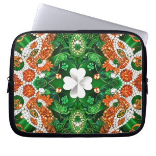 Laptop Sleeve with Ireland Colours Design