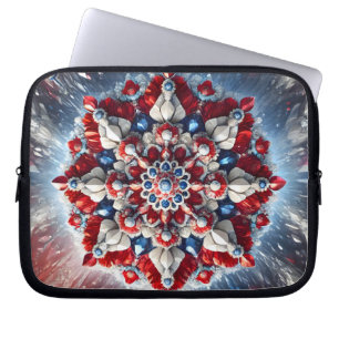 Laptop Sleeve with Norwegian Colours Design