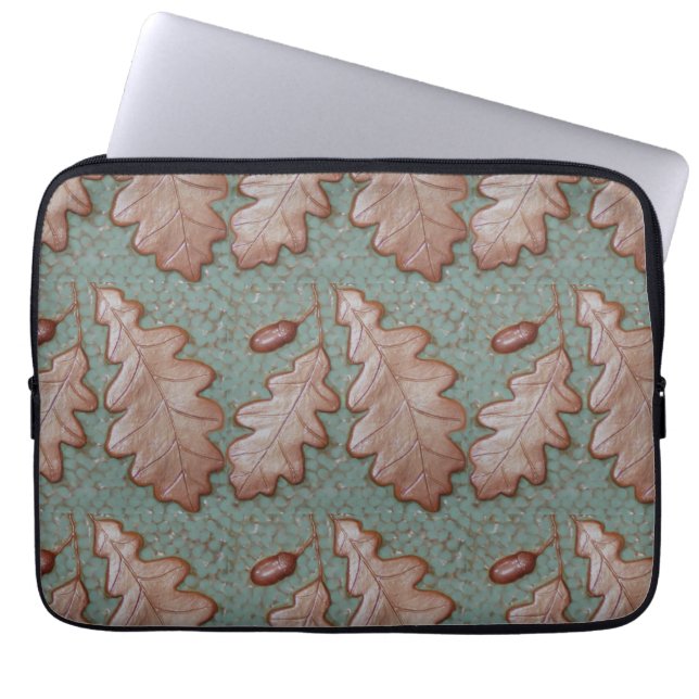 Laptop Sleeve with Oak Leaves (Front)