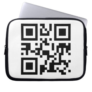 Laptop Sleeve with QR code