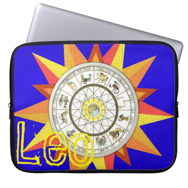 Laptop Sleeve Zodia Astrology Leo (Front)